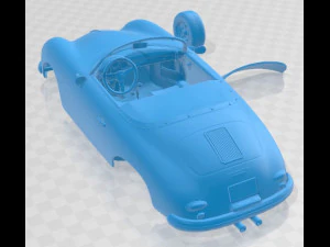 Porsche 356 A Speedster 1956 Printable Car 3D Print Model