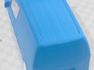 Volkswagen Cross Caddy Kasten 2013 Printable Body Car 3D Print Model