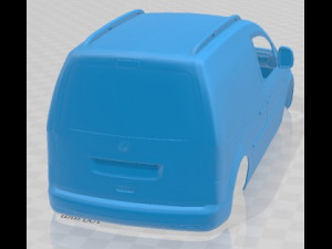 Volkswagen Cross Caddy Kasten 2013 Printable Body Car 3D Print Model