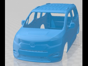 Toyota ProAce City 2020 Printable Body Car Modèles 3D en vedette