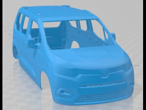 Toyota ProAce City 2020 Printable Body Car 3D Print Model