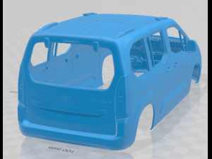 Toyota ProAce City 2020 Printable Body Car 3D Принт Модель