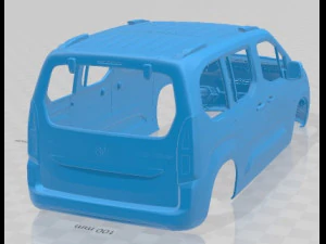 Toyota ProAce City 2020 Printable Body Car 3D Print Model