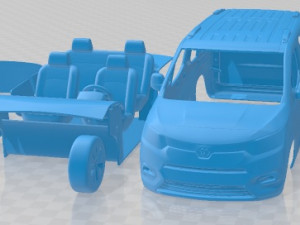 Toyota ProAce City 2020 Printable Car 3D Print Model