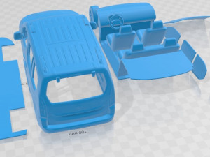 Toyota ProAce City 2020 Printable Car 3D 打印模型