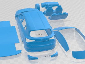 Fiat Tipo 5 Door 2021 Printable Car Model do druku 3D