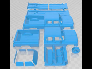 Chevrolet K30 Crew Cab 1979 Printable Car 3D Print Model