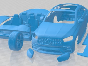 Mercedes Benz AMG GLE 63 Coupe 2021 Printable Car Model Cetak 3D