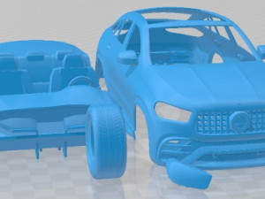 Mercedes Benz AMG GLE 63 Coupe 2021 Printable Car 3D 프린트 모델
