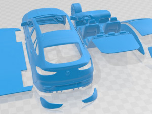 Mercedes Benz AMG GLE 63 Coupe 2021 Printable Car 3D 프린트 모델