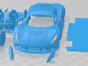 Hennesey Venom F5 2021 Printable Car 3Dプリントモデル