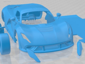 Hennesey Venom F5 2021 Printable Car 3D Print Model