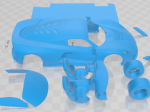 Hennesey Venom F5 2021 Printable Car 3D Print Model