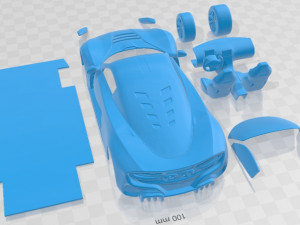 Hennesey Venom F5 2021 Printable Car 3D Print Model