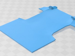 S Max 2015 Printable Car in separate parts 3D 打印模型