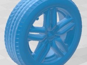 S Max 2015 Printable Car in separate parts 3D 打印模型