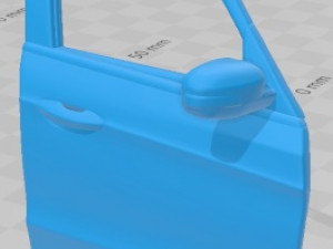 S Max 2015 Printable Car in separate parts 3D 打印模型