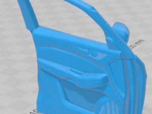 S Max 2015 Printable Car in separate parts 3D 打印模型