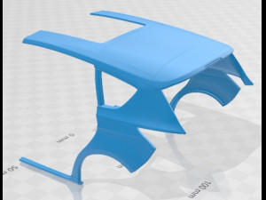 S Max 2015 Printable Car in separate parts 3D 打印模型