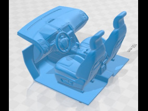 S Max 2015 Printable Car in separate parts 3D 打印模型