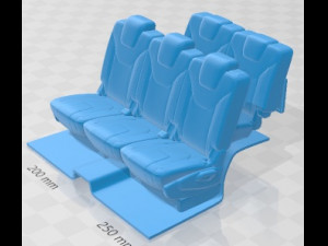 S Max 2015 Printable Car in separate parts 3D 打印模型