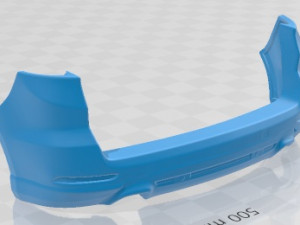 S Max 2015 Printable Car in separate parts 3D 打印模型