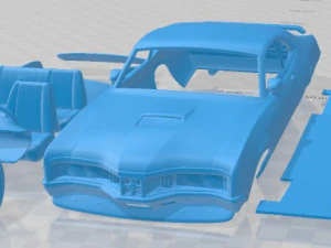 Mercury Montego Hardtop Coupe 1970 Printable Car 3D Print Model