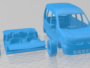 Renault Kangoo Printable Van 3D printmodel