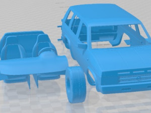 Nissan Terrano I 1993 Printable Car Modello di stampa 3D
