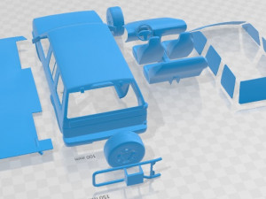 Nissan Terrano I 1993 Printable Car Modello di stampa 3D
