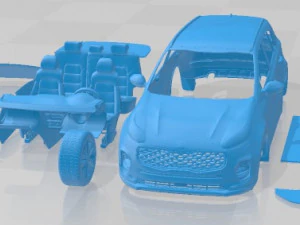 Kia Sportage 2020 Printable Car 3D Print Model