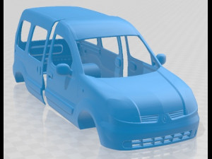 Renault Kangoo Printable Body Van 3D Print Model