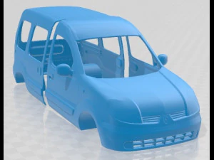 Renault Kangoo Printable Body Van 3D Print Model