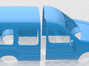 Renault Kangoo Printable Body Van 3D Print Model