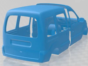Renault Kangoo Printable Body Van 3D Print Model