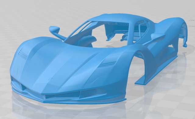Aspark Owl 2020 Printable Body Car 3D Print Model .c4d .max .obj .3ds .fbx .stl .blend 