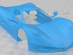 Aspark Owl 2020 Printable Body Car 3D Print Model