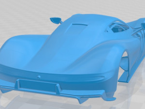 Aspark Owl 2020 Printable Body Car 3D Print Model