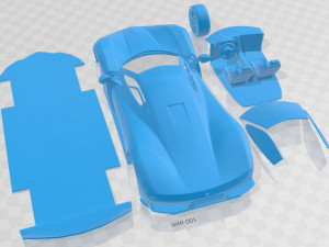 Aspark Owl 2020 Printable Car 3D-printmodel