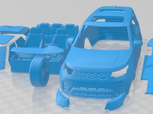 Land Rover Discovery R Dynamic 2021 Printable Car Modèles 3D en vedette