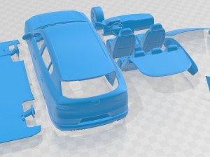 Qoros 7 2021 Printable Car 3D Druckmodell