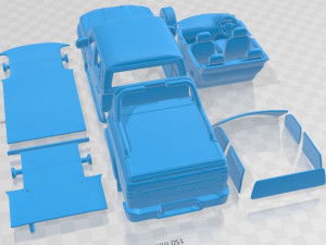 Mahindra Pik Up Double Cab Karoo 2022 Printable Car Model Cetak 3D