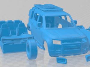 Land Rover Defender Explorer Pack Printable Car 3D-printmodel