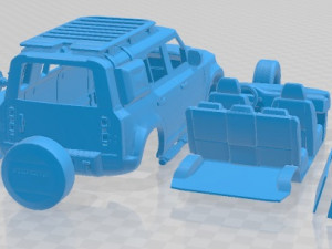 Land Rover Defender Explorer Pack Printable Car 3D-printmodel