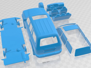 Toyota Land Cruiser J80 1995 Printable Car Modelo de impresión 3D