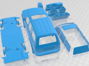 Toyota Land Cruiser J80 1995 Printable Car 3D Print Model