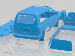 Toyota Land Cruiser J80 1995 Printable Car 3D Print Model