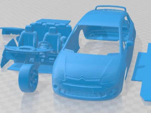 시트로엥 C4 VTS 인쇄 가능한 자동차 3D 프린트 모델