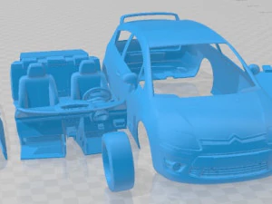 Citroen C4 VTS Printable Car 3D Print Model