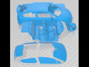Citroen C4 VTS Printable Car 3D 프린트 모델